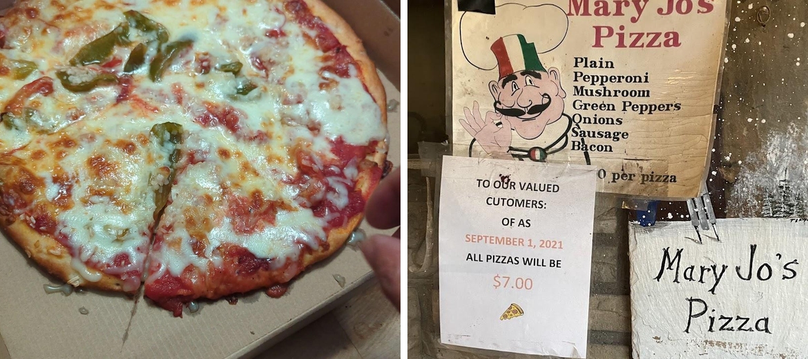 Mary Jo's Pizzeria Menu